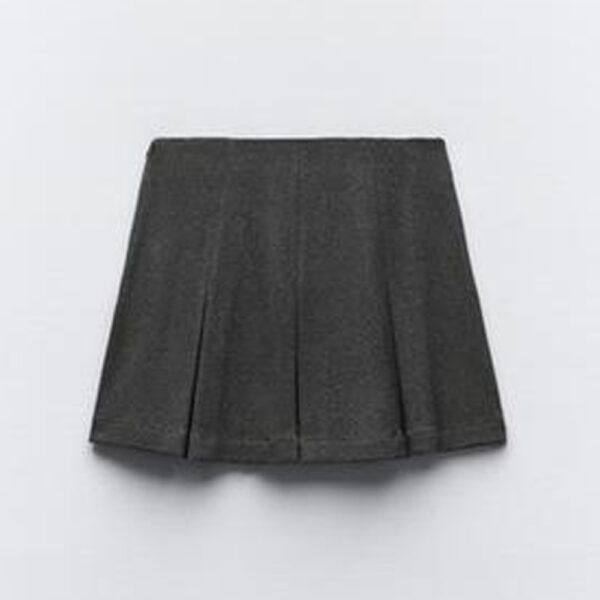 BOX PLEAT MINI SKIRT