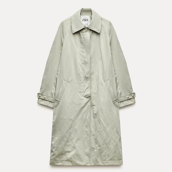 WRINKLED TRENCH COAT ZW COLLECTION