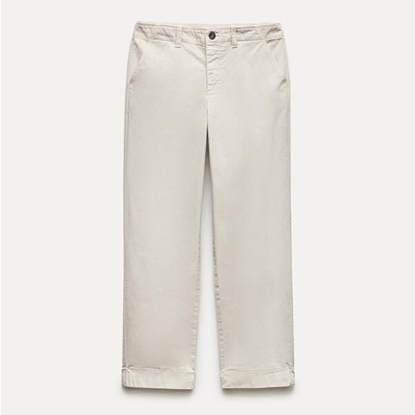 LOW RISE CHINO PANTS ZW COLLECTION