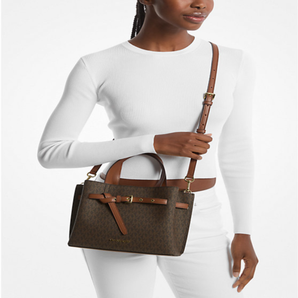 Michael Kors Emilia Small Logo Satchel - Imagen 4