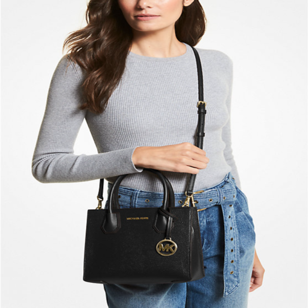 Michael Kors Mercer Medium Pebbled Leather Crossbody Bag - Imagen 3