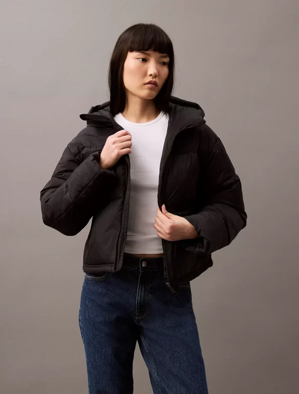 Calvin Klein Short Hooded Puffer Jacket