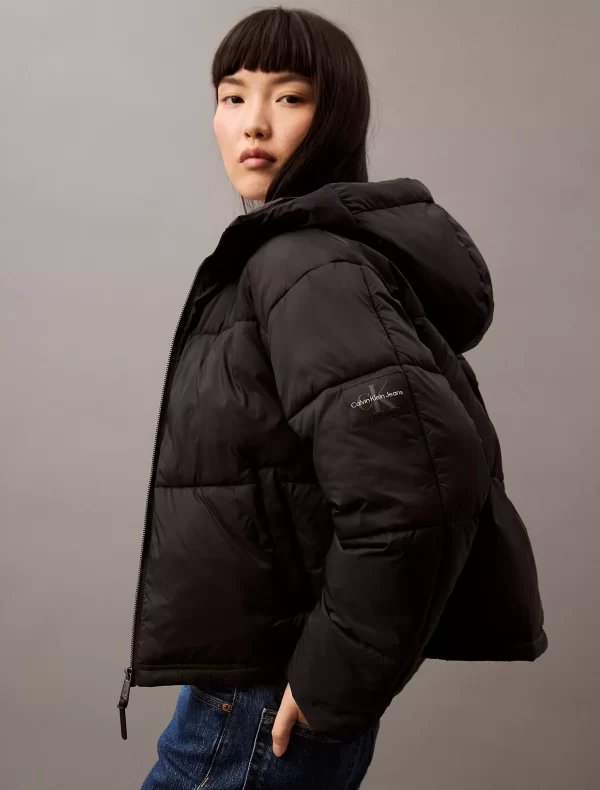 Calvin Klein Short Hooded Puffer Jacket - Imagen 3