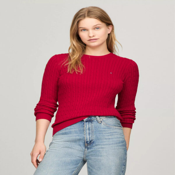 Tommy Hilfiger Long-Sleeve Cable Knit Sweater - Imagen 9