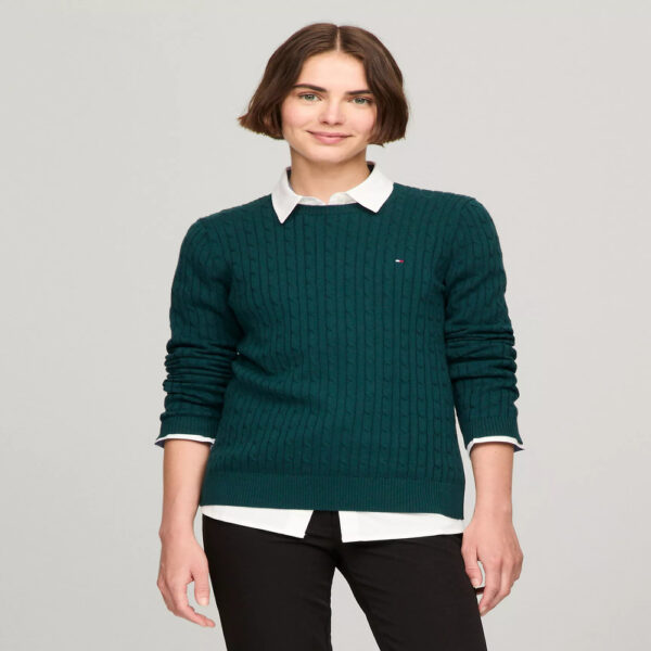 Tommy Hilfiger Long-Sleeve Cable Knit Sweater - Imagen 5