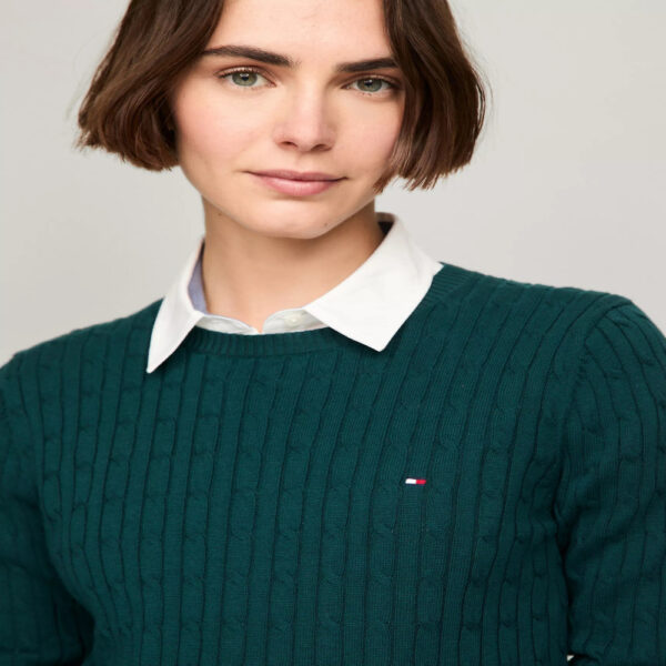 Tommy Hilfiger Long-Sleeve Cable Knit Sweater - Imagen 6