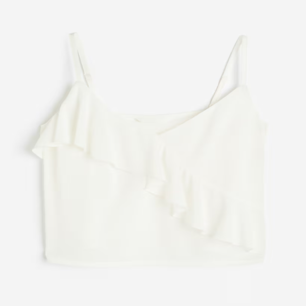 Flounce-detail Camisole Top H&M - Imagen 3